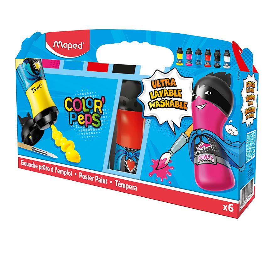 Témpera Maped Colorpeps X 6 Und
